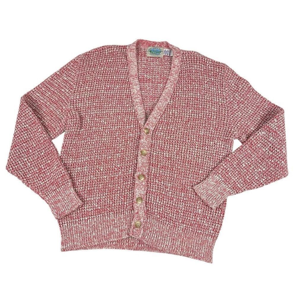 Vintage Royal North Mills Womens Outfitters Red Cardigan size Medium grandpacore